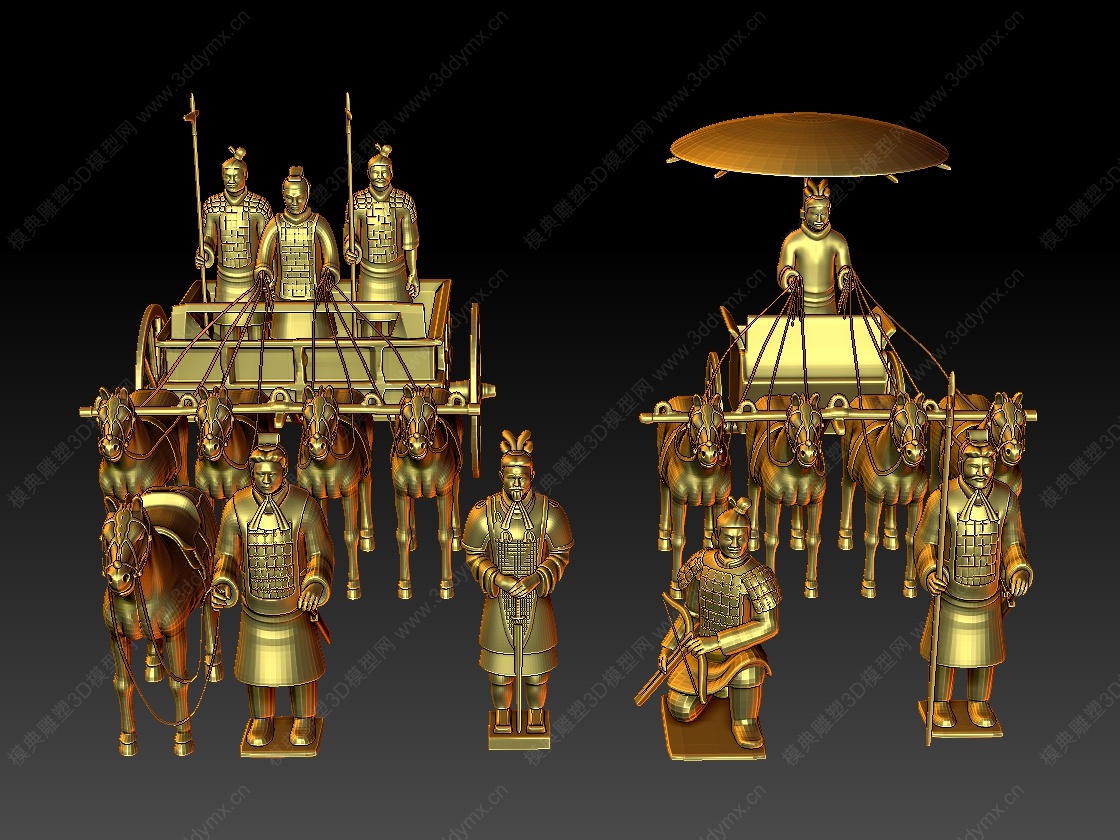 兵马俑3D模型