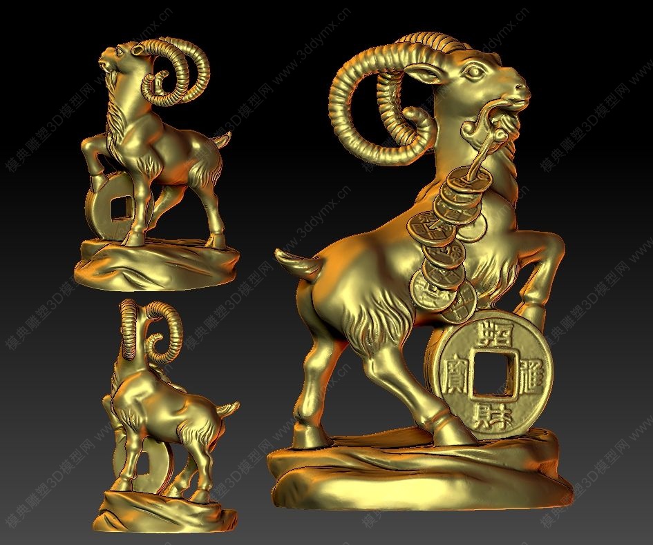 发羊财3D模型