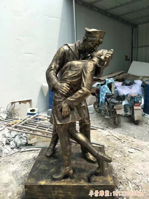 东西方人物铜雕 六盘水锻铜西方人物雕塑制作厂家