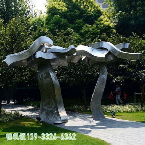 公园不锈钢户外景观雕塑 陇南不锈钢雕塑公园景观雕塑加工厂 恒枫源雕塑