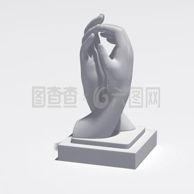 手握手雕塑